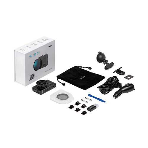Видеорегистратор с базой камер iBOX RoadScan 4K WiFi GPS Dual + Камера заднего вида RC FHD11